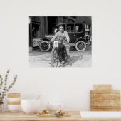 Racing Motorcycle, 1922 Poster (Keuken)