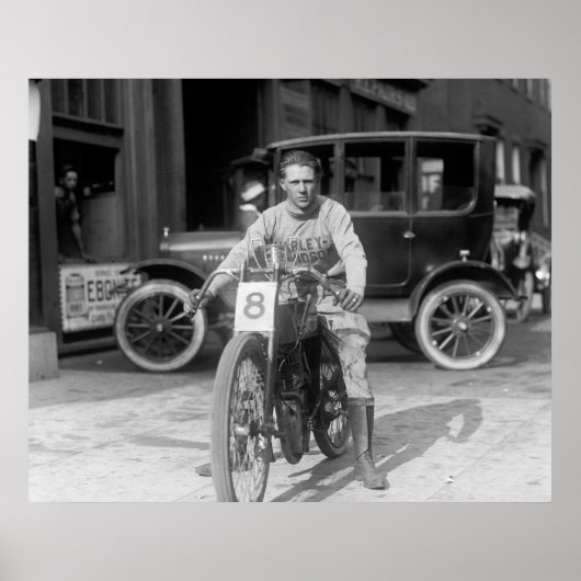 Racing Motorcycle, 1922 Poster (Voorkant)