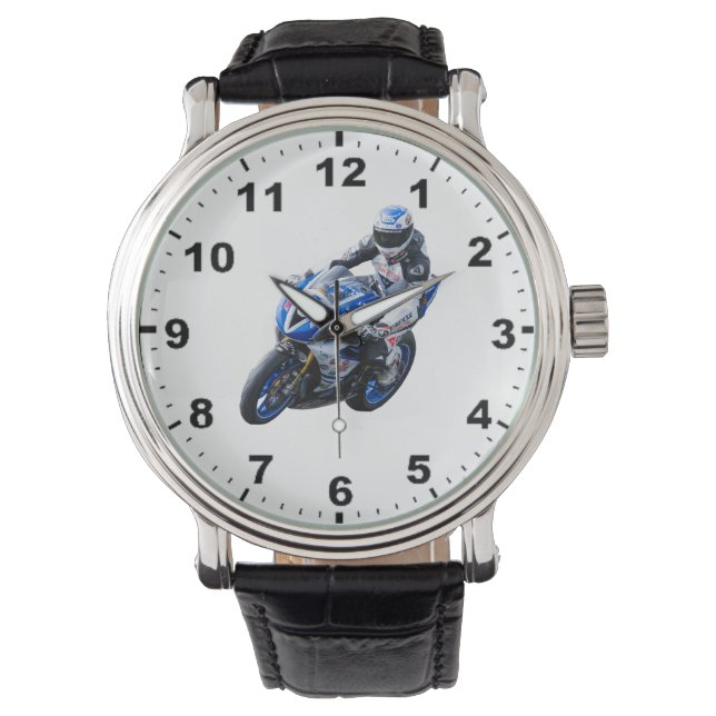 Racing motorfiets polshorloges horloge (Voorkant)