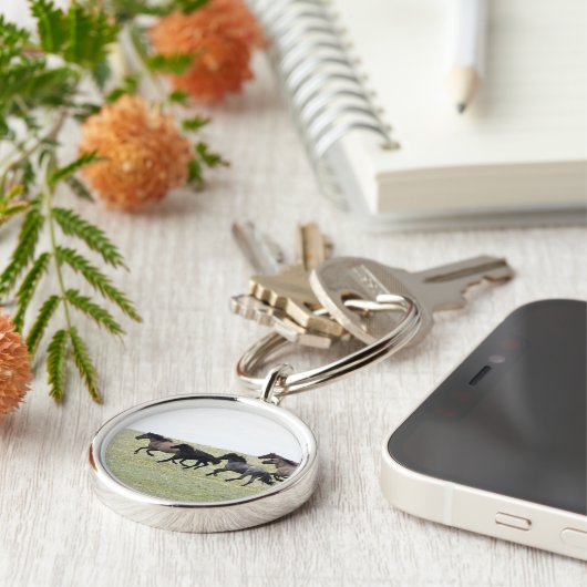 Racing Mustangs - Sleutelhanger (Zijkant)