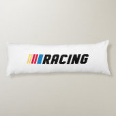 Racing NASCAR Logo Lichaamskussen (Achterkant)