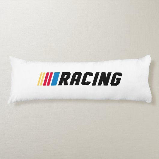 Racing NASCAR Logo Lichaamskussen (Voorkant)