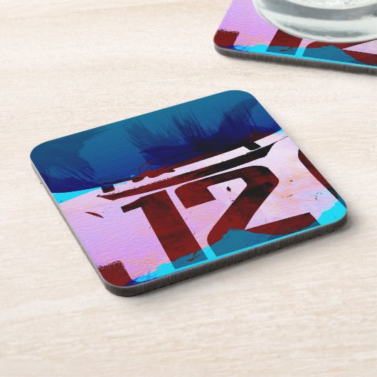 Racing nummer 12 drankjes onderzetter (Linkerzijde)