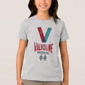 Racing Oil Vintage Embleem Tri-Blend Shirt (Voorkant)