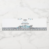 Racing Party Verjaardag Waterfles Label Waterfles Etiket (Enkel label)