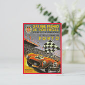  RACING - PORTUGAL GRAND PRIX 1955 BRIEFKAART (Staand voorkant)