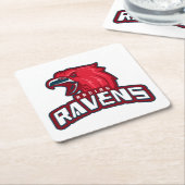 Racing Ravens Kartonnen Onderzetters (Schuin)