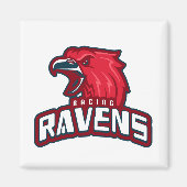Racing Ravens Magneet (Voorkant)