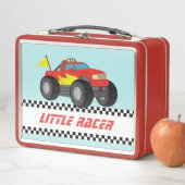 Racing Red Monster Truck Boys, speciaal gepersonal (In situ)