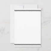 Racing Red Monster Truck, voor Racer Boys Statione Bedankkaart (Achterkant)