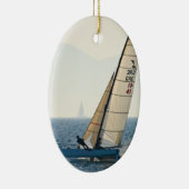 Racing Sailboat Ornament (Rechts)