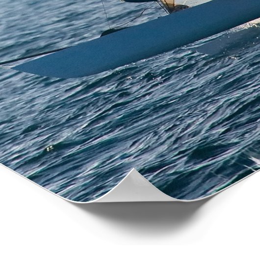 Racing Sailboat Poster (Hoek)