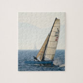 Racing Sailboat Puzzle Legpuzzel (Verticaal)