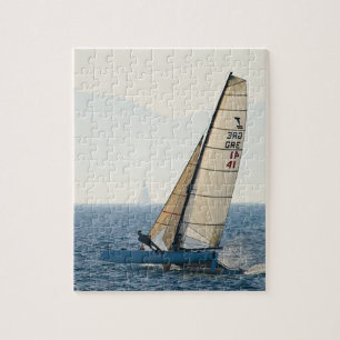 Racing Sailboat Puzzle Legpuzzel
