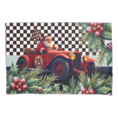Racing Santa Claus holiday Kussensloop (Voorkant)