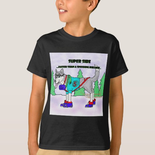 RACING SIBERIAN CARTOON T-SHIRT (Voorkant)