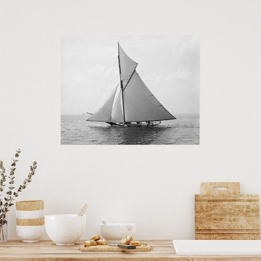 Racing Sloop Oweene, 1891 Poster (Keuken)