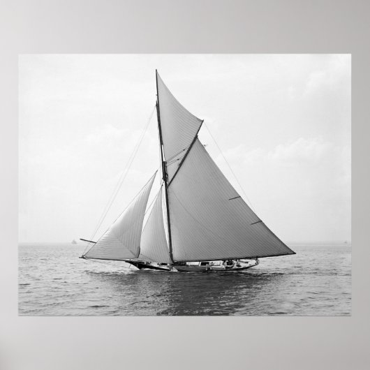 Racing Sloop Oweene, 1891 Poster (Voorkant)