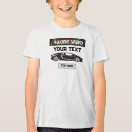Racing Speed Auto-ontwerp – Snel Motorsport Presta Tri-Blend Shirt
