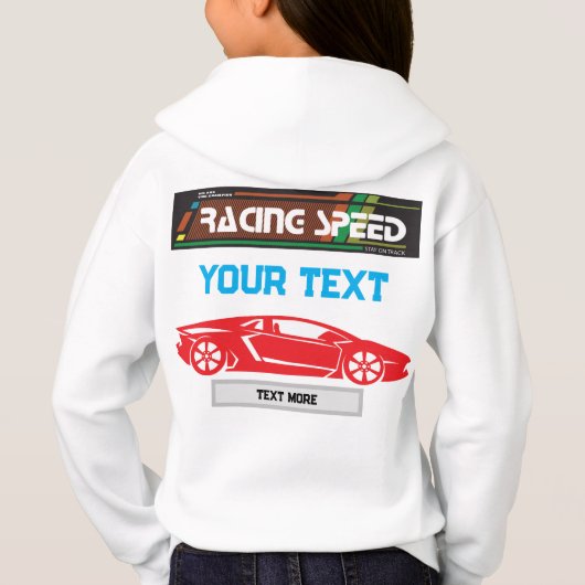 Racing Speed Car Design – Fast Motorsport Performa (Achterkant)