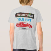 Racing Speed Car Design – Fast Motorsport Performa Tri-Blend Shirt (Achterkant)