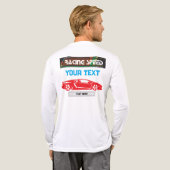 Racing Speed Car Design – Fast Motorsport Performa Tri-Blend Shirt (Achterkant)
