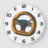 Racing Steering Wheel Controller Gamer Grote Klok (Voorkant)