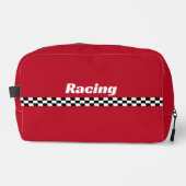 Racing Stripes Design Dopp Kit Bag Toilettasje (Voorkant)