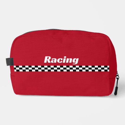 Racing Stripes Design Dopp Kit Bag Toilettasje (Voorkant)