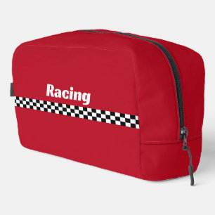 Racing Stripes Design Dopp Kit Bag Toilettasje
