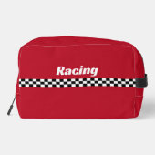 Racing Stripes Design Dopp Kit Bag Toilettasje (Achterkant)