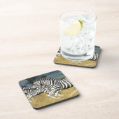 Racing Stripes - Zebra Bier Onderzetter (Rechterzijde)