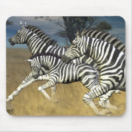 Racing Stripes - Zebra Muismat