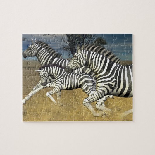 Racing Stripes, Zebra-puzzel Legpuzzel (Horizontaal)
