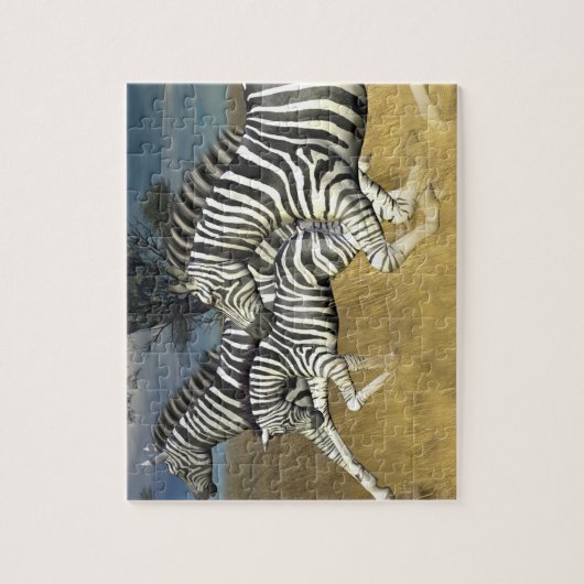 Racing Stripes, Zebra-puzzel Legpuzzel (Verticaal)