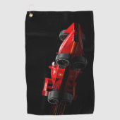 Racing Style Golf Handdoek – Sport Geïnspireerd Pr (Voorkant)
