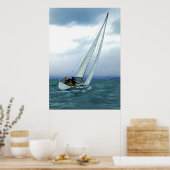 Racing tegen de wind poster (Keuken)