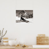 Racing the Lauberhorn Poster (Keuken)