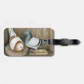 Racing thuisleven bagagelabel (Achterkant horizontaal)