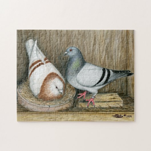 Racing thuisleven legpuzzel (Horizontaal)