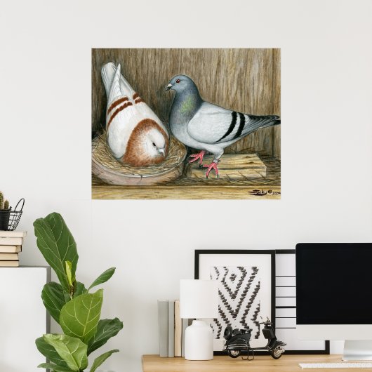 Racing thuisleven poster (Thuiskantoor)