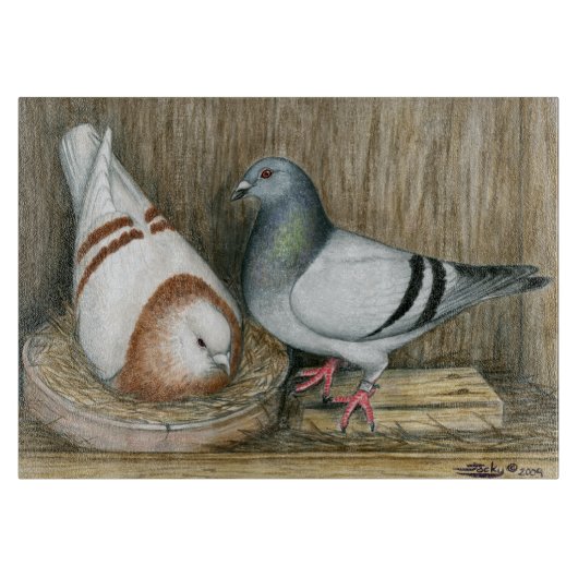 Racing thuisleven snijplank (Voorkant)
