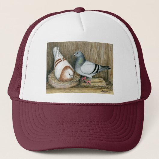 Racing thuisleven trucker pet (Voorkant)