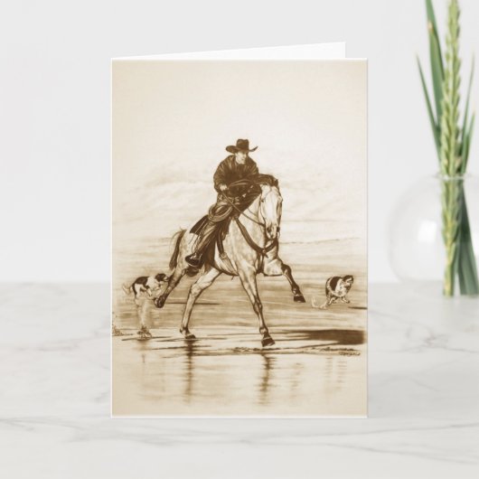 Racing Thunder_sepia Kaart (Voorkant)