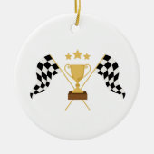Racing Trophy Keramisch Ornament (Voorkant)