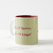 Racing Tweekleurige Koffiemok (Voorkant links)