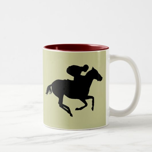 Racing Tweekleurige Koffiemok (Rechts)
