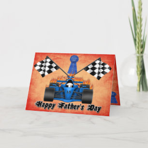 Racing Vaderdag Wenskaart Kaart