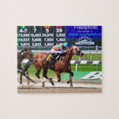 Racing van Beauful Belmont Park Legpuzzel (Horizontaal)