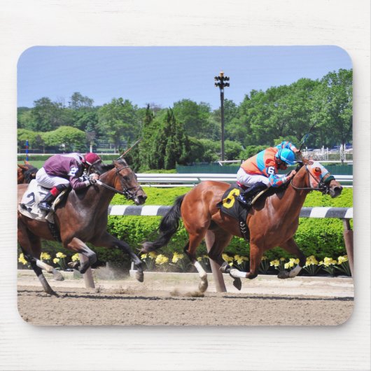 Racing van Beauful Belmont Park Muismat (Voorkant)